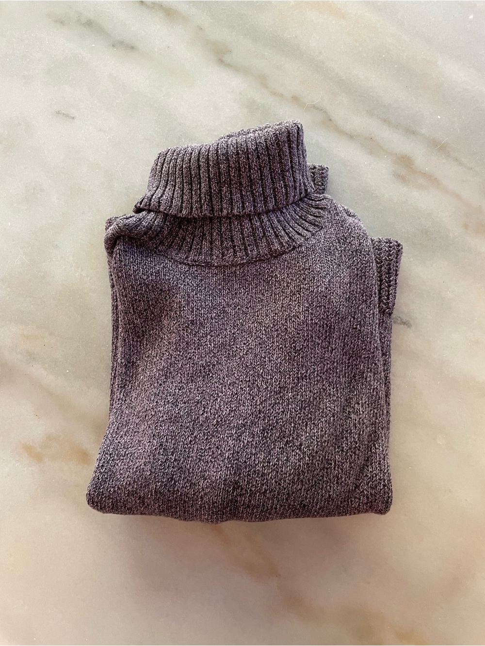 Columbia Men's Turtleneck Sweater in Heathered Plum